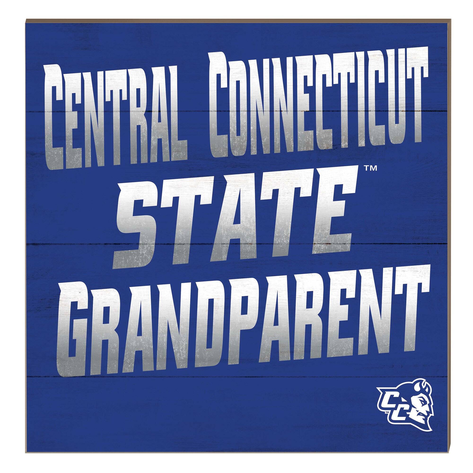 Central Connecticut State Blue Devils 10" x 10" Grandparent Plaque