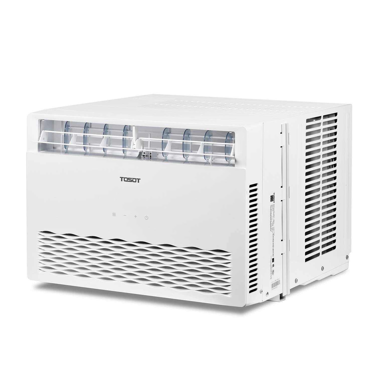 Tosot - Refurbished Excellent - 10,000BTU WINDOW AIR CONDITIONER MODERN DESIGN GJC10BR-A6NRNJ1A - WHITE