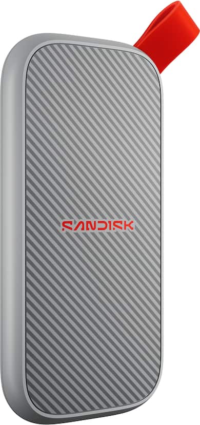 SANDISK 2TB External USB 3.2 Gen 2 Type C Portable SSD Gray SANDISK 2TB External USB 3.2 Gen 2 Type C Portable SSD Gray