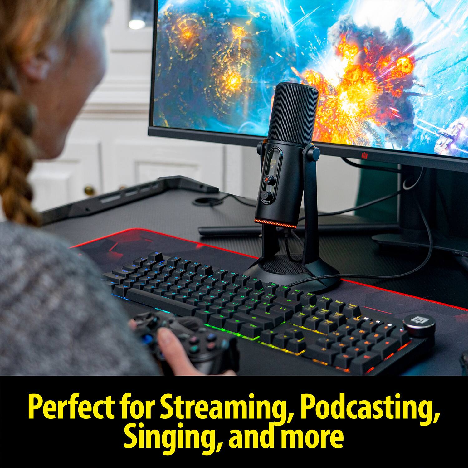 Perfect for Streaming, Podcasting, Singing, and more