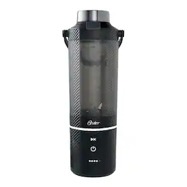 Oster - GoMax 20oz Portable Blender, Anti-Jam Reversible Blade, Detachable Travel Cup - Black