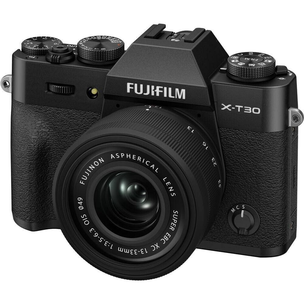 FUJIFILM X-T30 FUJINON ASPHERICAL LENS SUPER 1:3.5-6.3 BC 13-33mm XC 13 16 23 F MCS C