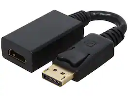 Belkin - F2CD004B See Product Details Displayport to HDMI Adapter Cable Female to Male - Black