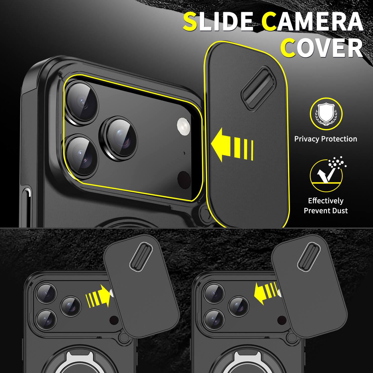 SLIDE CAMERA COVER

Privacy Protection  
Effectively Prevent Dust