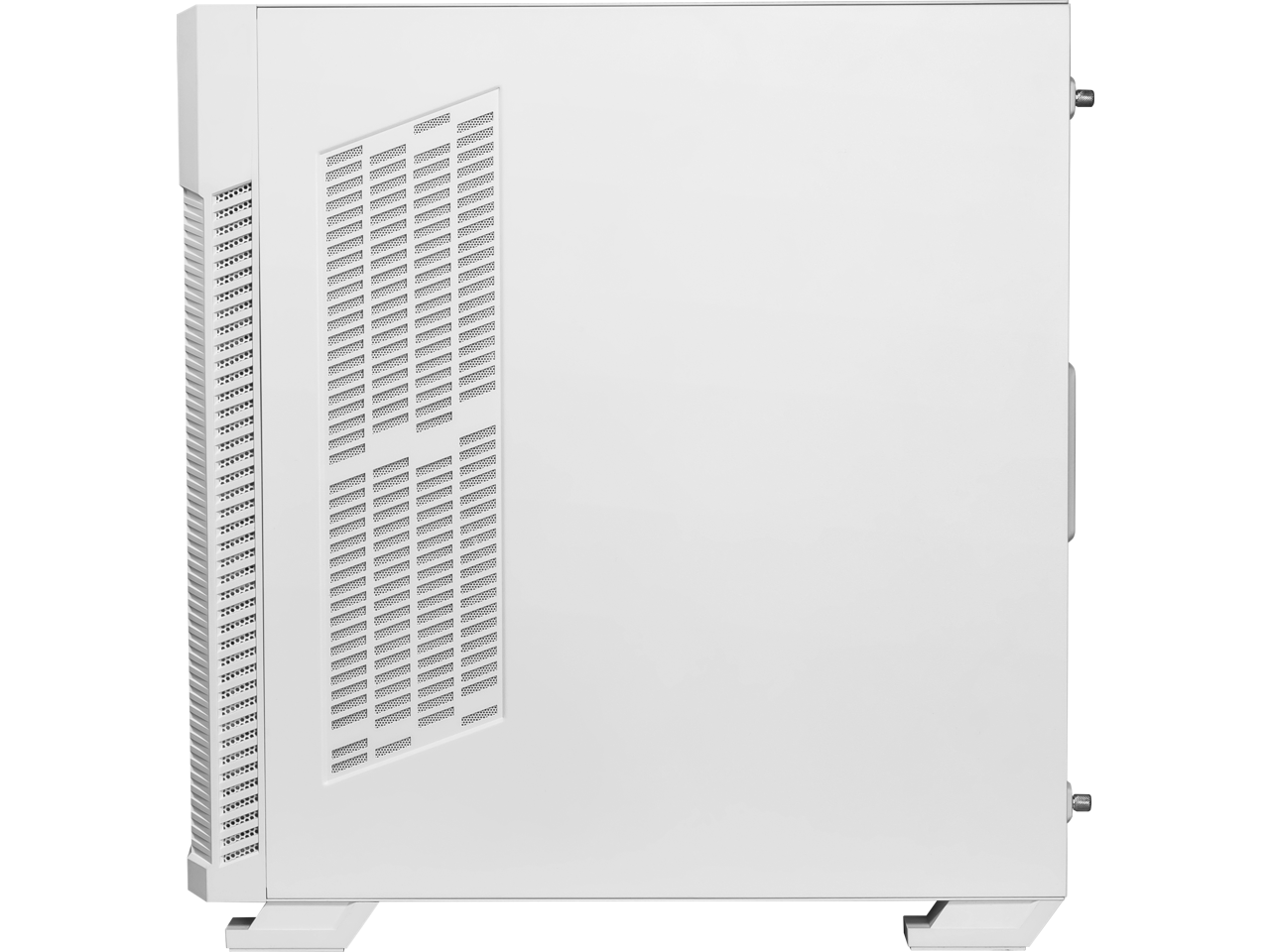 Alt View 8. MSI - MSI MPG VELOX 100R White SPCC Steel / Laminated Tempered Glass ATX Mid Tower Computer Case - White.