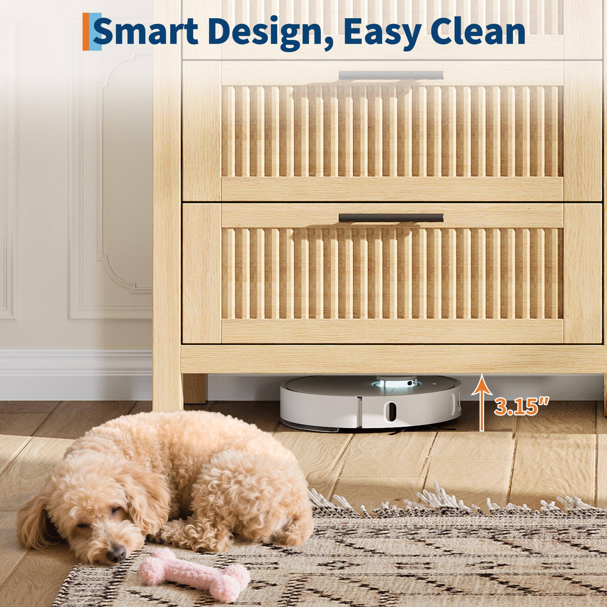 Smart Design, Easy Clean

3.15"