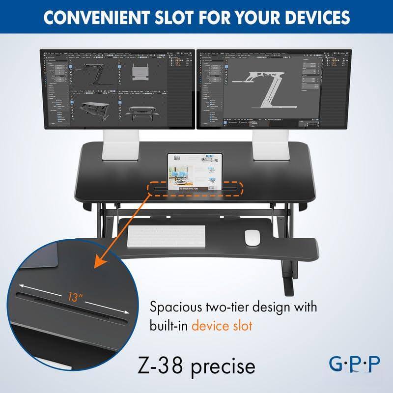 CONVENIENT SLOT FOR YOUR DEVICES

Spacious two-tier design with built-in device slot

Z-38 precise

G·P·P