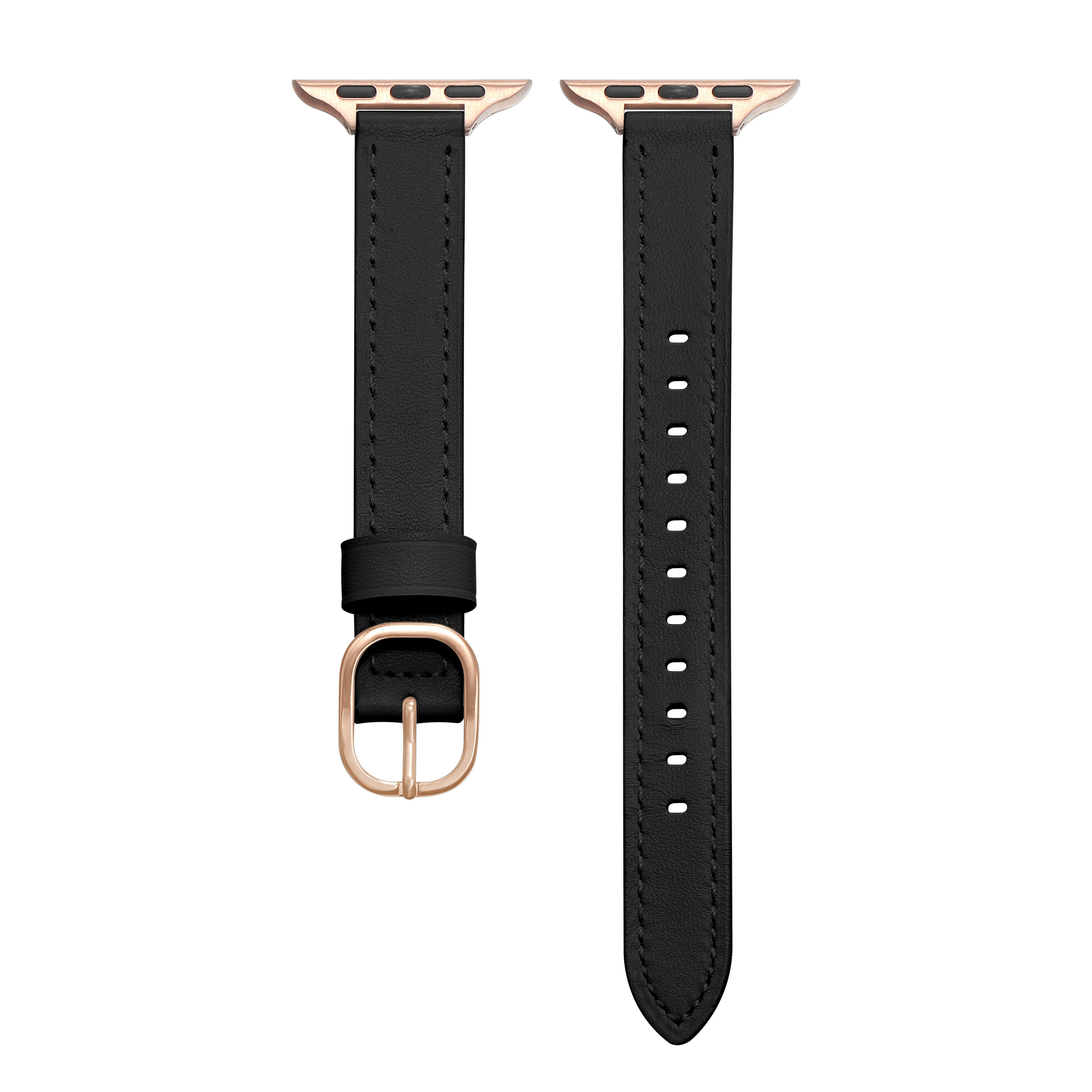 Back. Posh Tech - 2-Pack Skinny Stella & Carmen Bands for Smartwatch - Black, Silver.