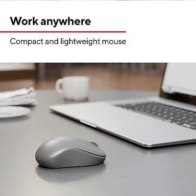 Work anywhere  
Compact and lightweight mouse