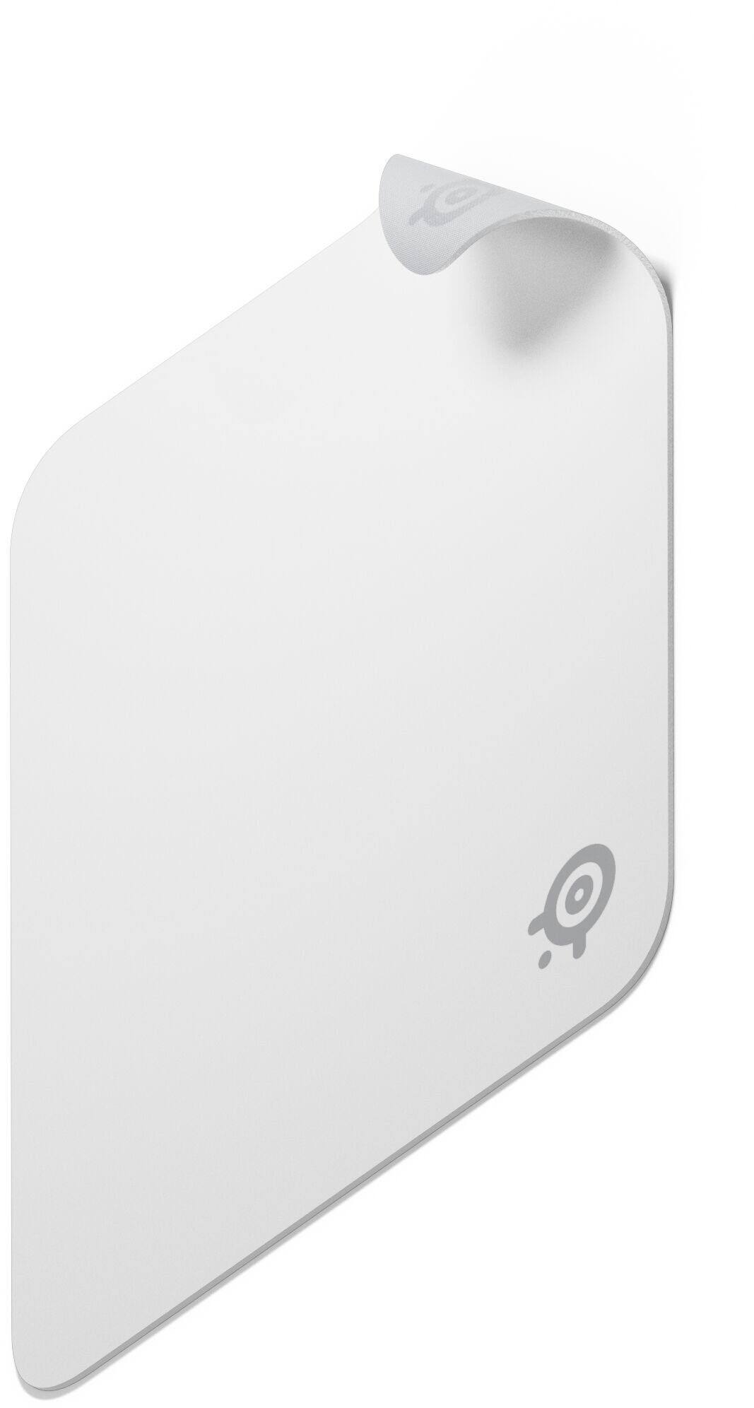Alt View 6. SteelSeries - QcK Cloth Gaming Mouse Pad (Medium) - White.