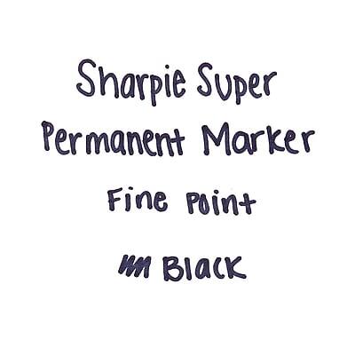 Sharpie Super Permanent Marker  
Fine Point  
#2 Black