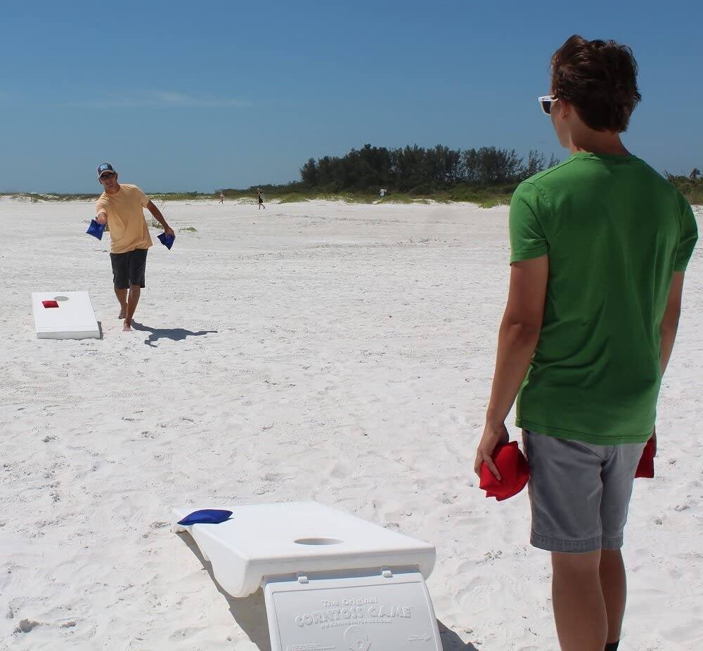 Left. Driveway Games - All Weather Outdoor Corntoss Cornhole Bean Bag Toss Game - Multi.