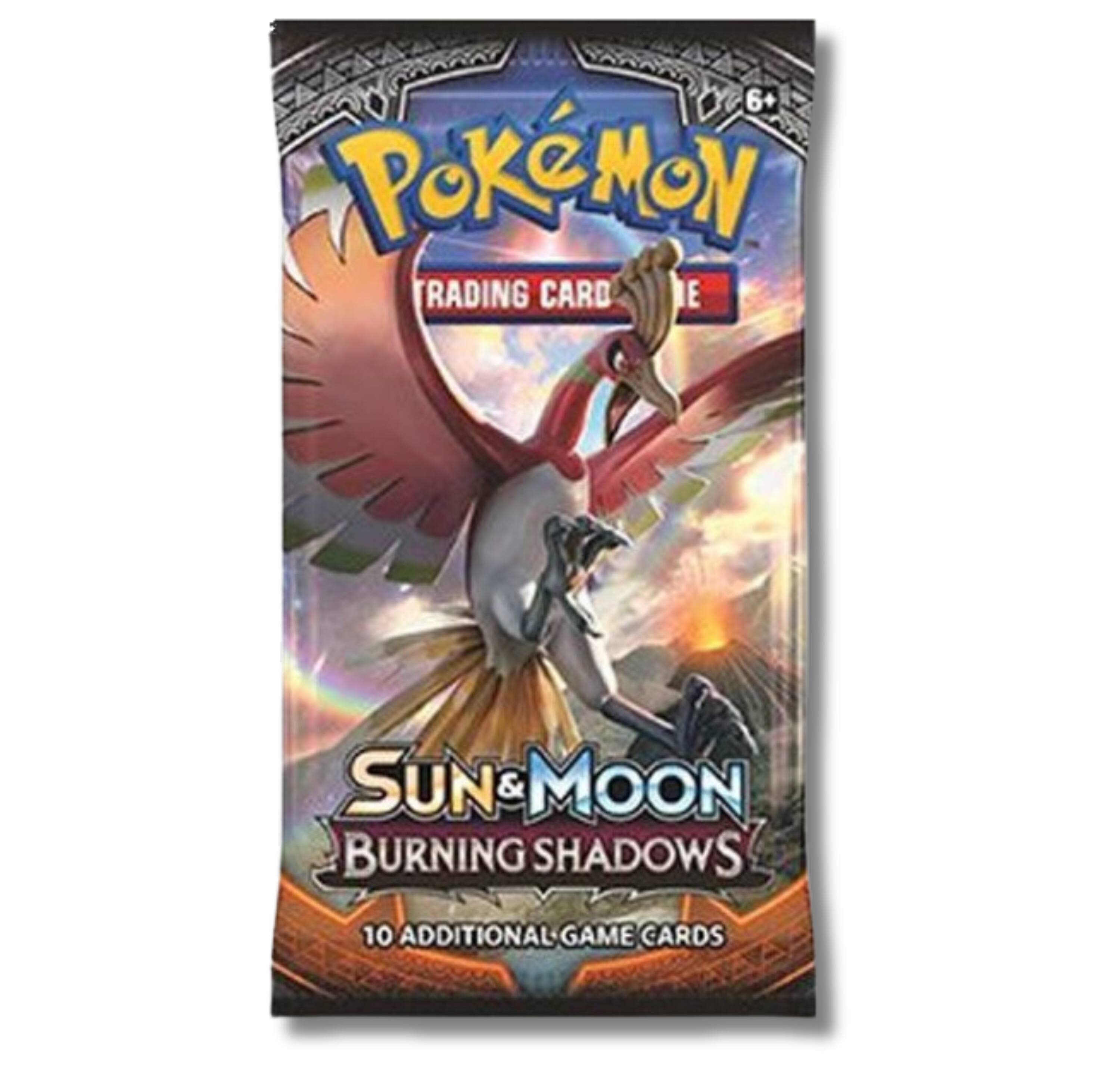 Pokémon Trading Card Game  
Sun & Moon  
Burning Shadows  
10 Additional Game Cards