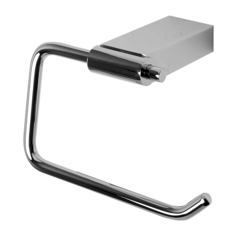 Back. Alfi - Polished Chrome 6 Piece Matching Bathroom Accessory Set - Silver.