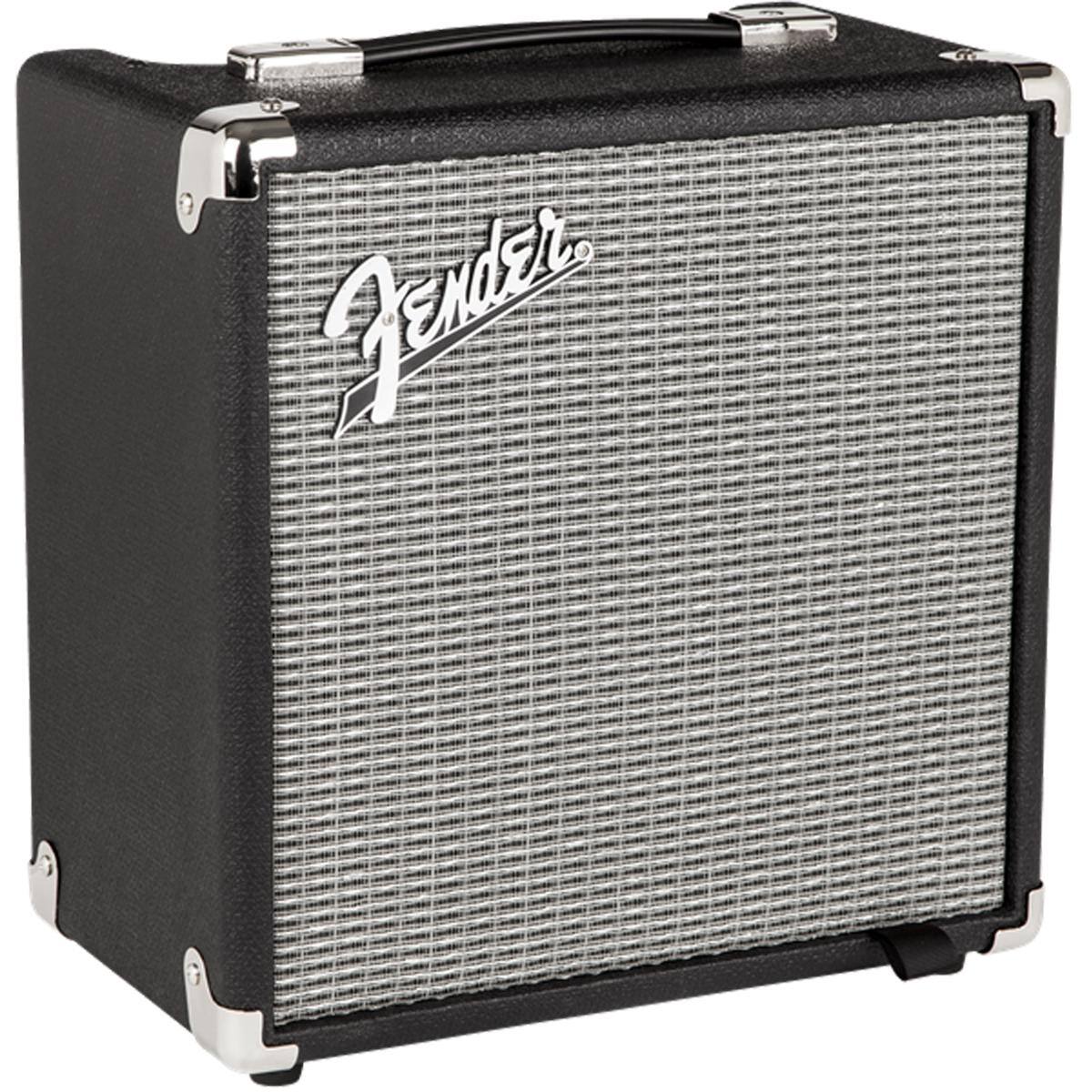 Alt View 2. Fender - Fender Rumble 15 (V3) Bass Amplifier with 8" Speaker, Black/Silver.