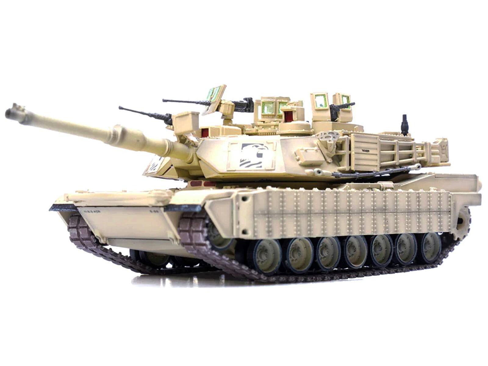 Alt View 2. Panzerkampf - General Dynamics M1A2 Abrams TUSK Tank "US Army – Iraq" (2011) "Armor Premium" Series 1/72 Diecast Model by Panzerkampf.