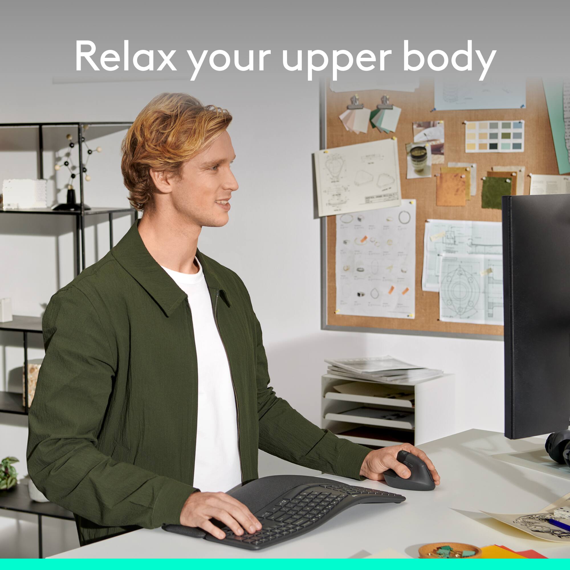 Relax your upper body