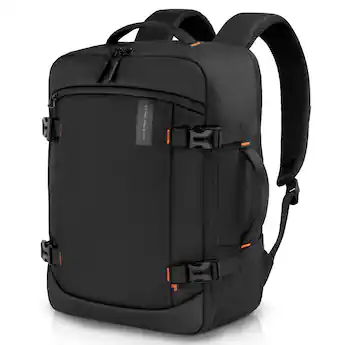 backpack cheap travel Tortuga Pro 40L Black and smart organization Durable Travel Backpacks - Waterproof