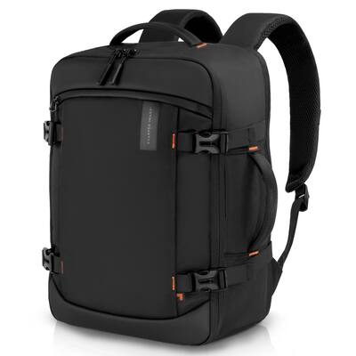 Sharper Image Venture Weekender Travel Laptop Backpack, TSA-Approved 23L Carry-On Bag Fits 17 Laptop, Water-Resistant, Black Sharper Image Venture Weekender Travel Laptop Backpack, TSA-Approved 23L Carry-On Bag Fits 17 Laptop, Water-Resistant, Black