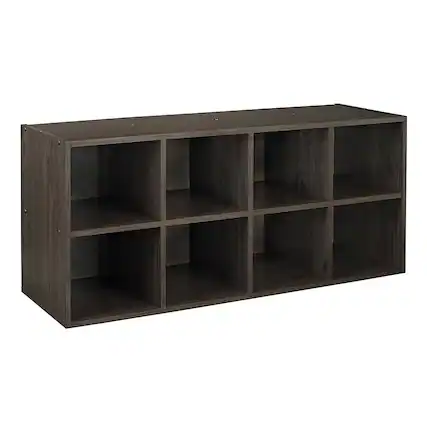 Front. ClosetMaid - ClosetMaid 5081 8 Box Stylish Closet Shoe Organizing Storage Station, Espresso - Espresso.