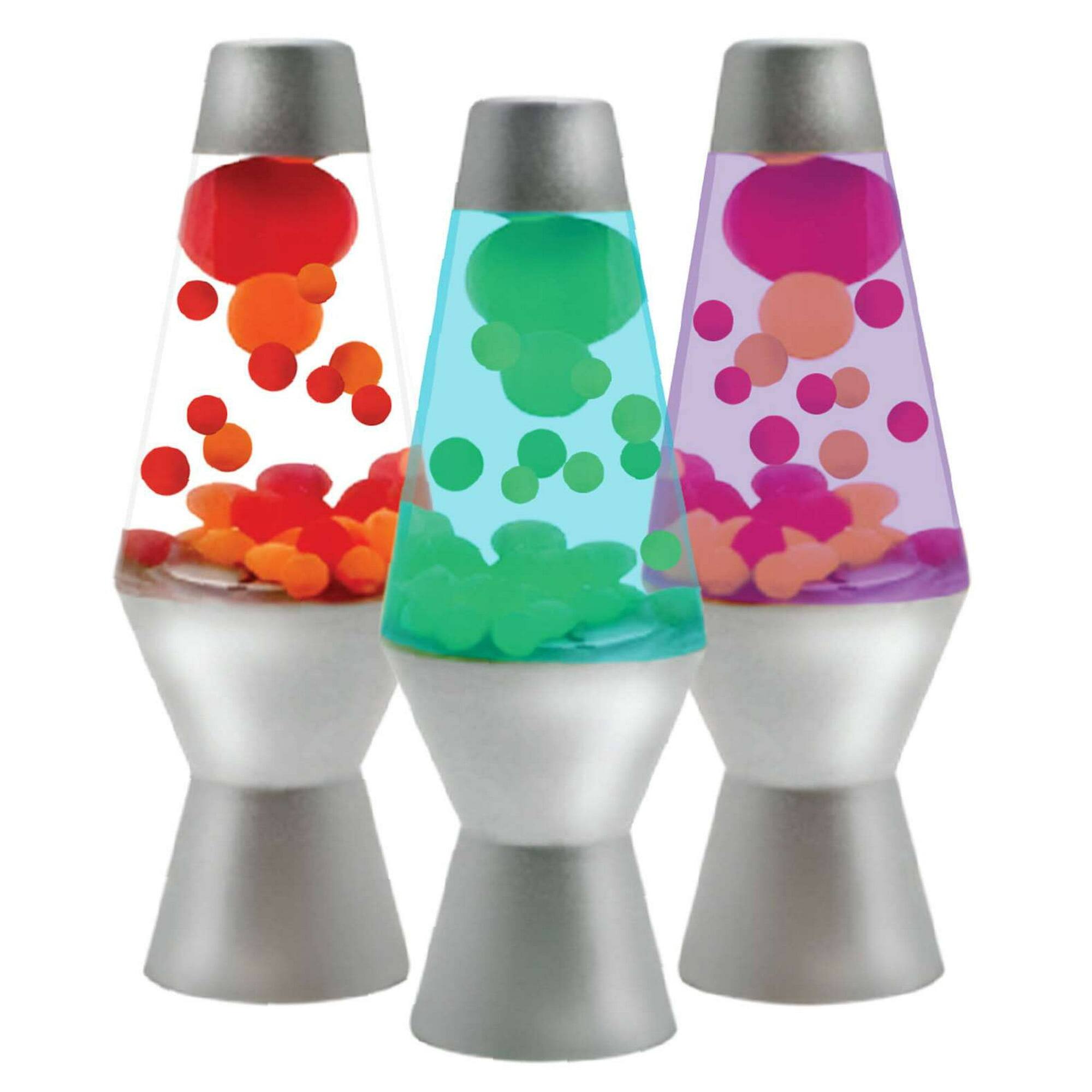 Left. Schylling - The Original LAVA Brand Squish N' Flow LAVA Lamp Squeeze Toy (Glow-in-the-Dark).