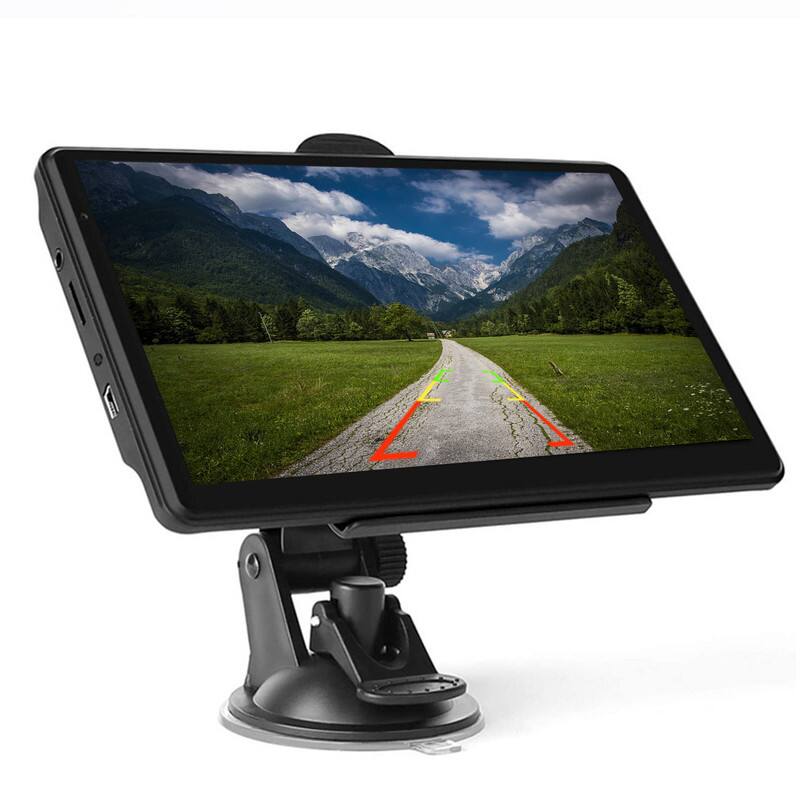 Skanty Furniture - Car GPS Navigation System with rearview, 7"touch screen, Free Lifetime Update Offline map for RV, Truck, Custom Routing