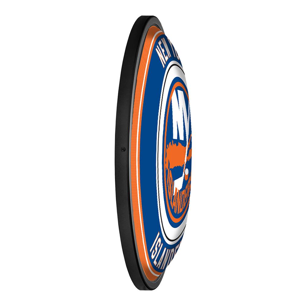 Alt View 2. The Fan-Brand - New York Islanders 18'' x 18'' Slimline Illuminated Wall Sign - Multicolor.