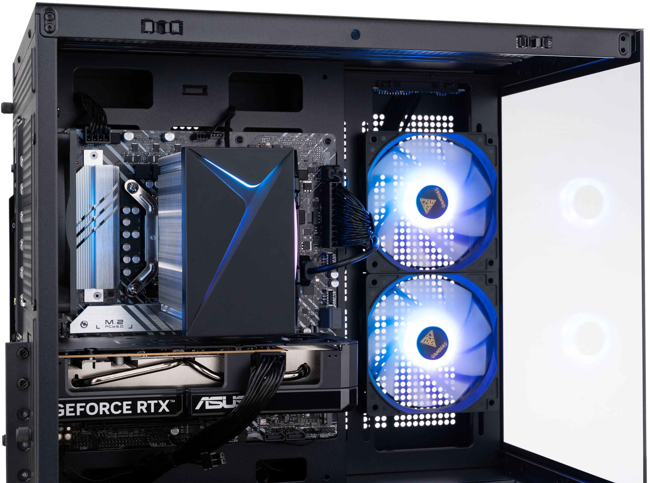 ADVANCED BATTLESTATIONS ABS Flux II Aqua Gaming PC Powered by Asus
