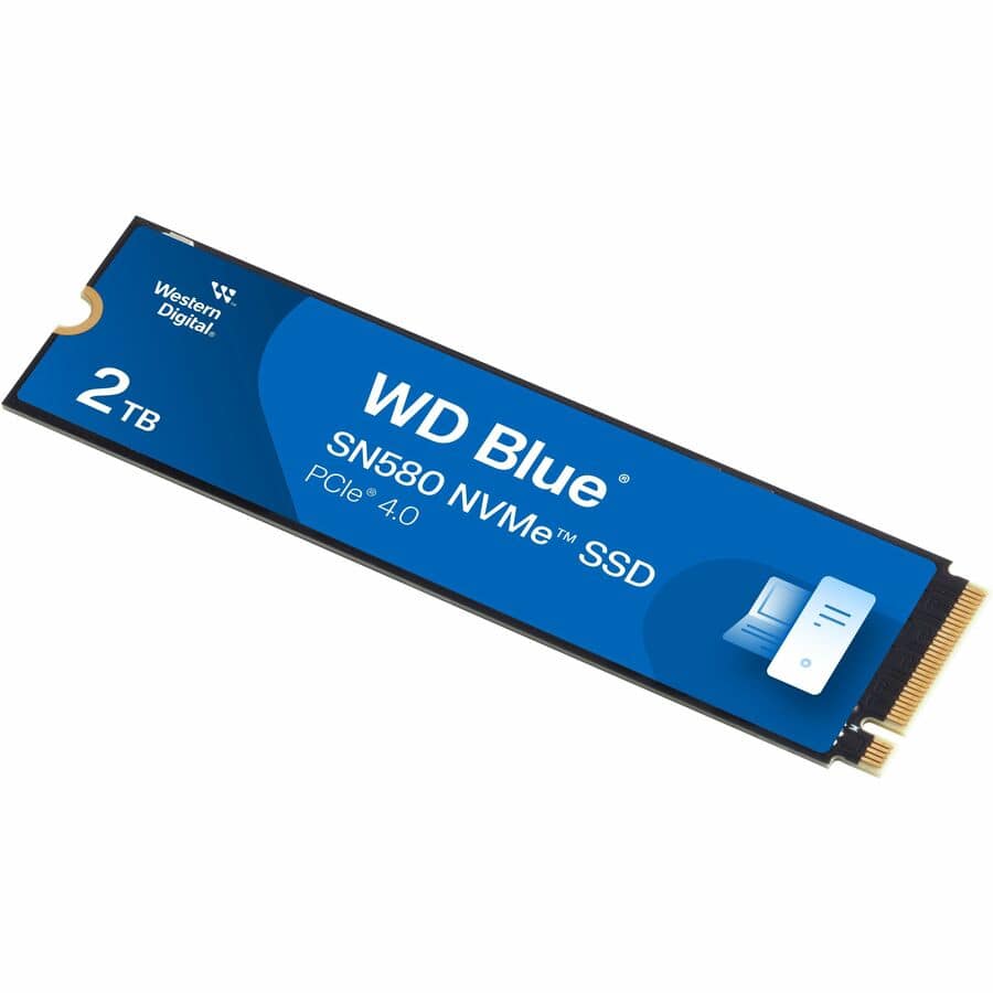 内蔵型SSD WD Blue SN 580 2TB M.2 NVMe SSD Western Digital WD Blue SN580 WDS200T3B0E 2TB Solid State Drive M