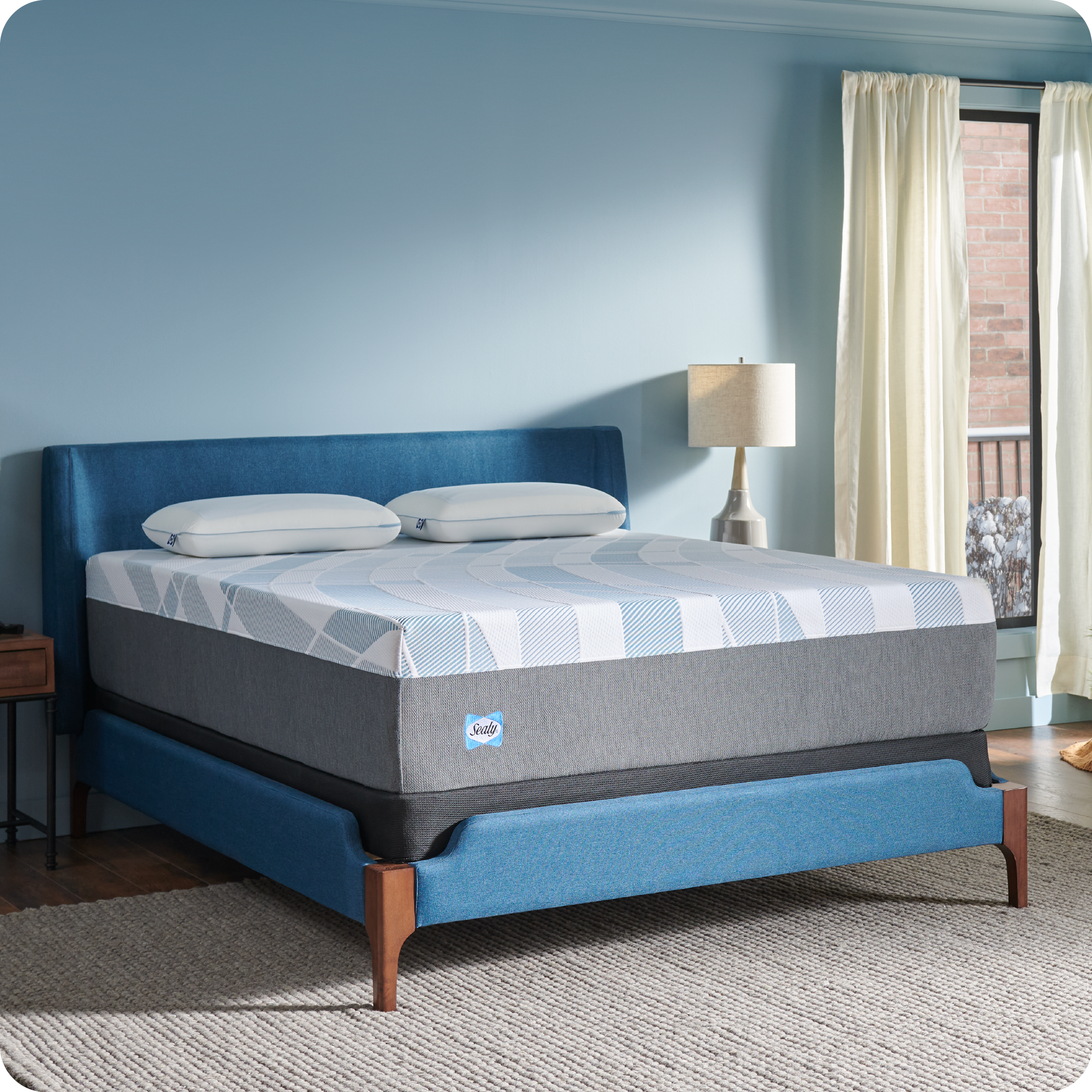 Alt View 17. Sealy - Sealy® Dreamlife™ 14” Hybrid Mattress-in-a-Box, Full - White.