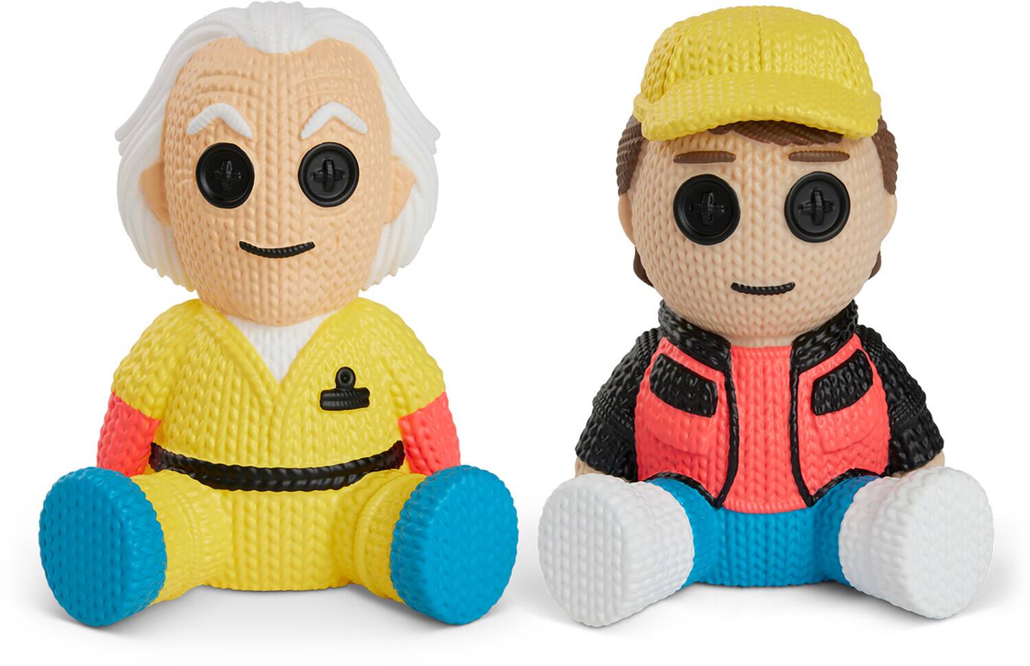 Handmade by Robots - Back to the Future - Marty & Doc (Blacklight) 2-Pack - COLLECTIBLES
