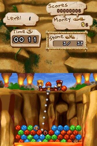 Level 1  
Time 00:11  
Scores 00000006  
Money $6  
Stone 3/37