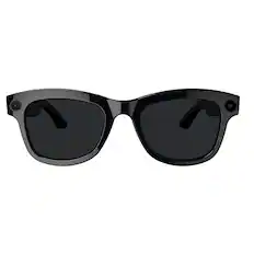 Front. PRIMEPLUS - Smart Translation Glasses 8MP Video Image Stabilization Real-time Translation 4K Smart Glasses with Camera- Polarized - Black- Polarized.