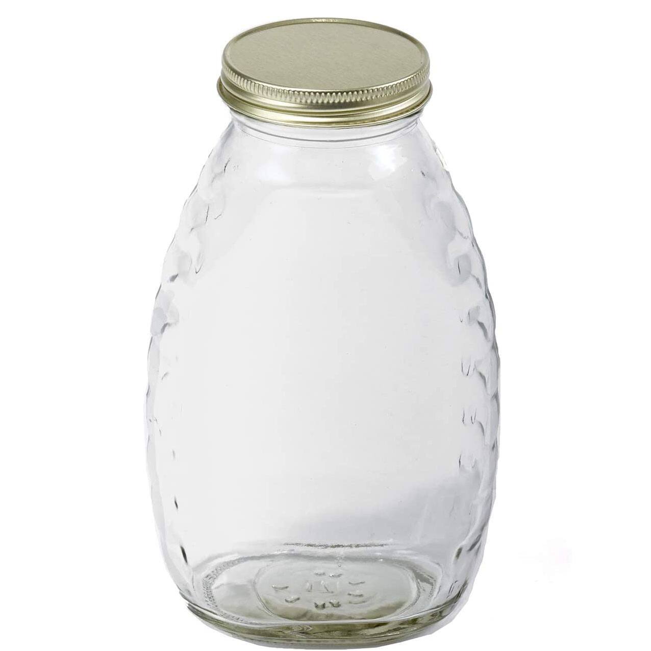 Alt View 10. Little Giant - Little Giant HJAR16 16-Ounce Beekeeping Honey Skep Jar w/ Airtight Lid (24 Jars) - Clear.