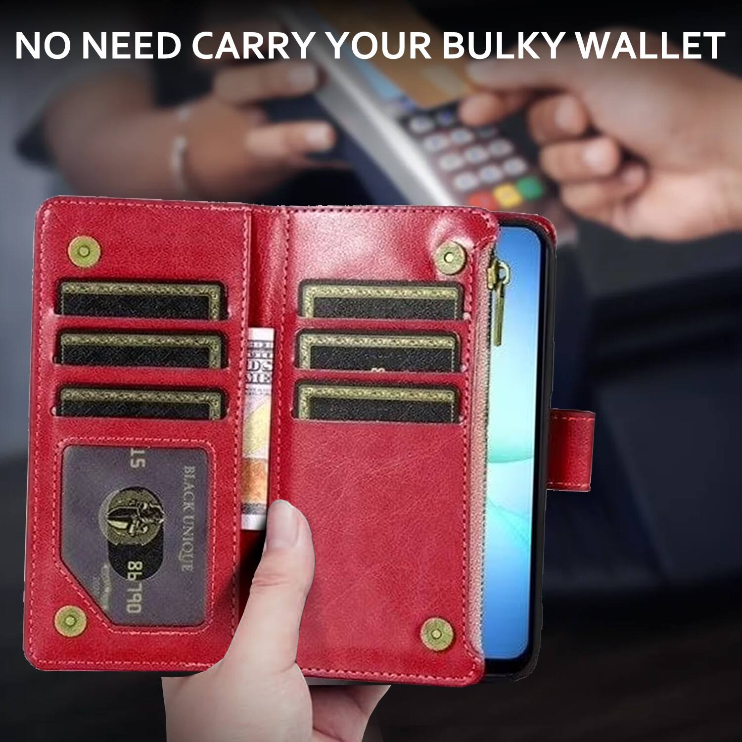 NO NEED CARRY YOUR BULKY WALLET

15 86790 BLACK UNIQUE
