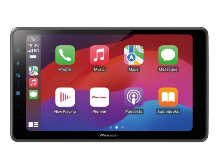 10:30  
5G  

Phone  
Music  
Maps  
Messages  

Now Playing  
Pioneer  
Podcasts  
Audiobooks