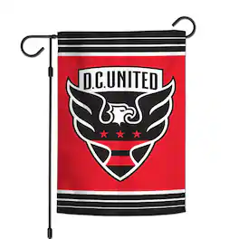 WinCraft - D.C. United 2-Sided 12'' x 18'' Garden Flag - Multicolor