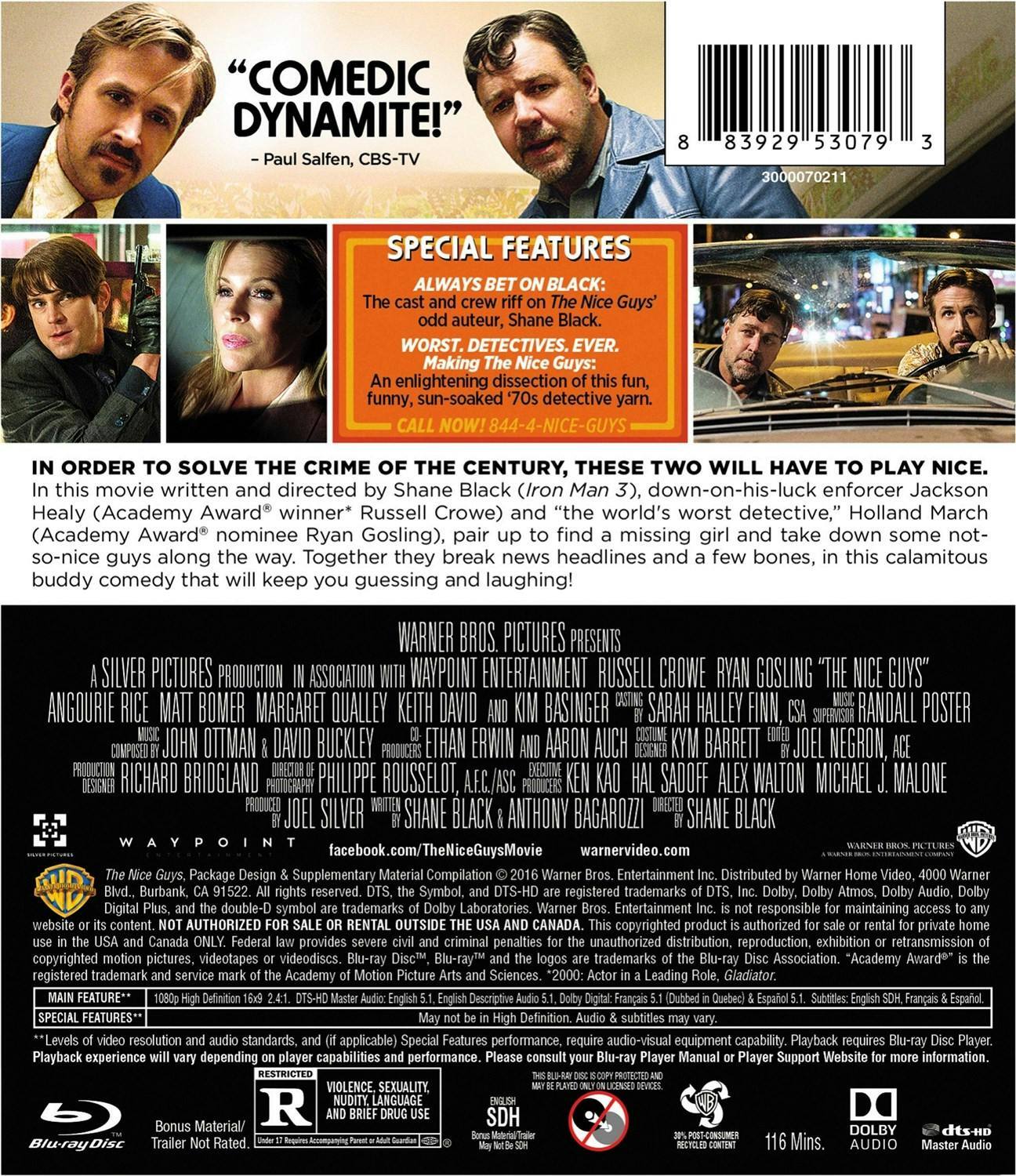 Back. The Nice Guys [Blu-ray].