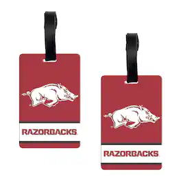 WinCraft - Arkansas Razorbacks Luggage Tag 2-Pack - Multicolor