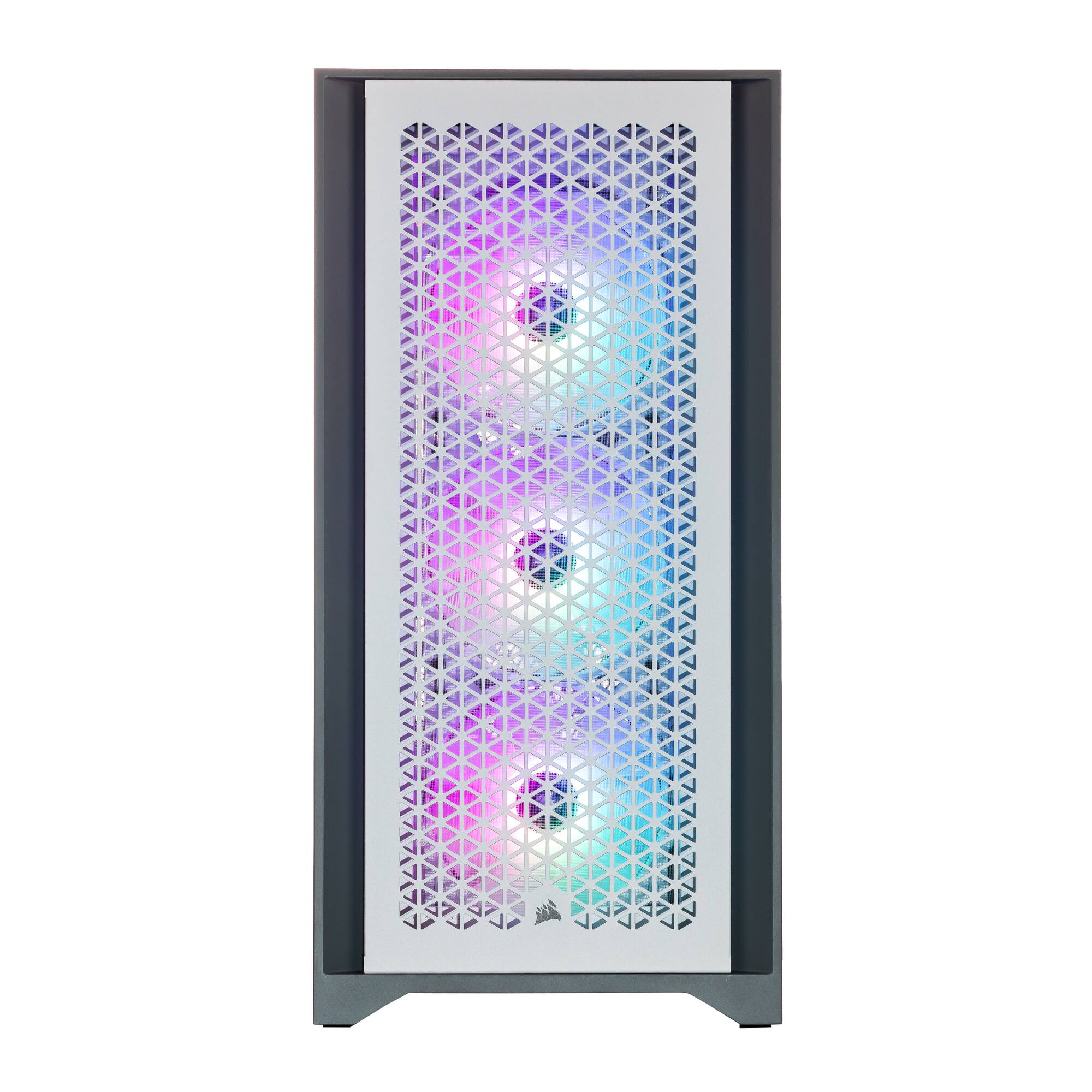 Alt View 4. Velztorm - Argentux Custom Gaming Desktop PC (i7-11700K, 32GB, 2TB SSD, GeForce RTX 5060, Bluetooth 5.1, Win 11 Pro) - White.