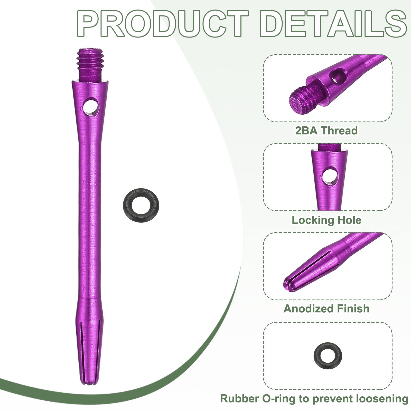 PRODUCT DETAILS

- 2BA Thread
- Locking Hole
- Anodized Finish
- Rubber O-ring to prevent loosening