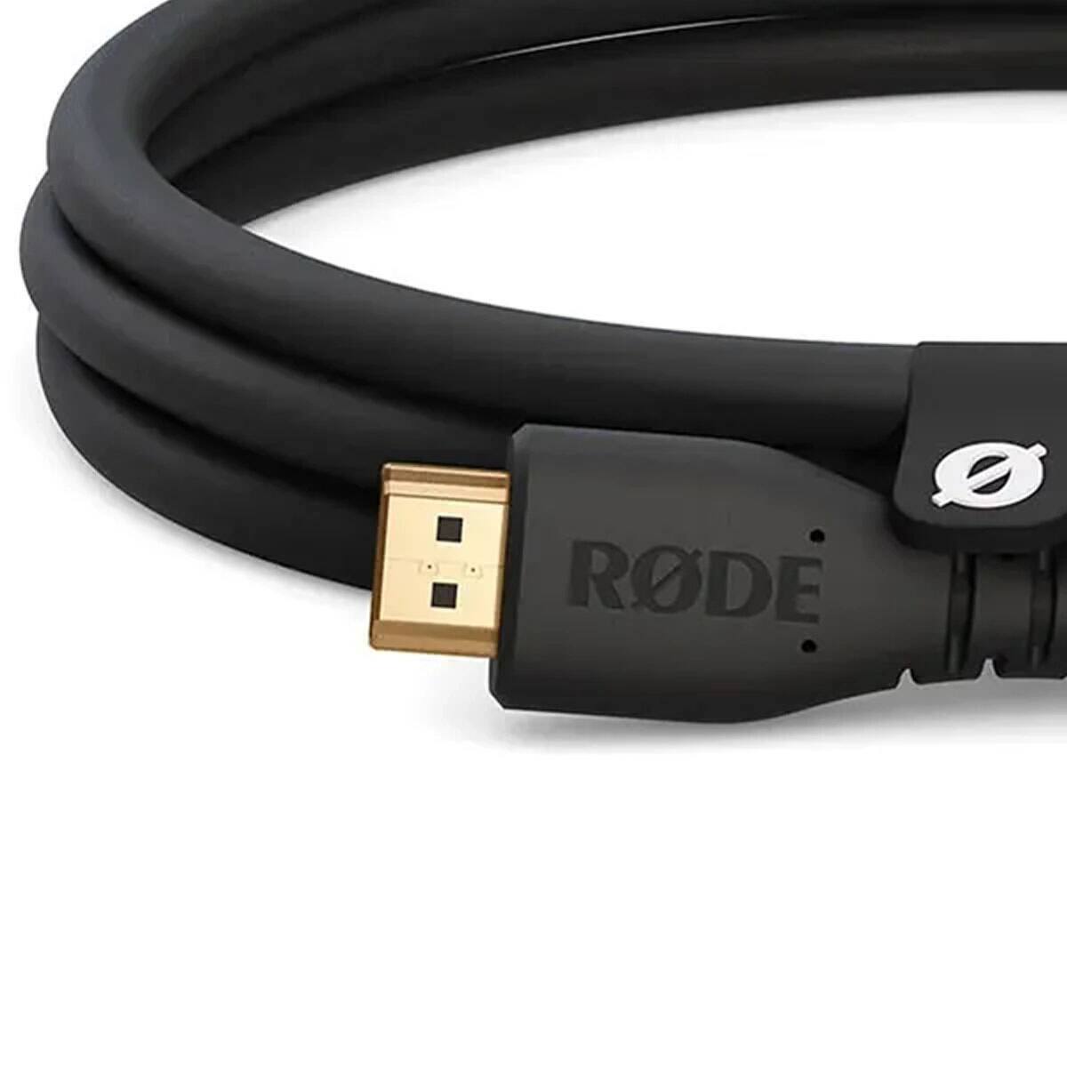 Alt View 3. RODE - Rode Premium High Speed HDMI Cable with Ethernet - Black, 5'.