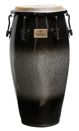 Tycoon Percussion - Master Platinum Fade Series 11.75-inch Conga, 30-inch Siam Oak Shell, Remo M7 Fiberskyn Head, Deluxe Hoops, Single Stand