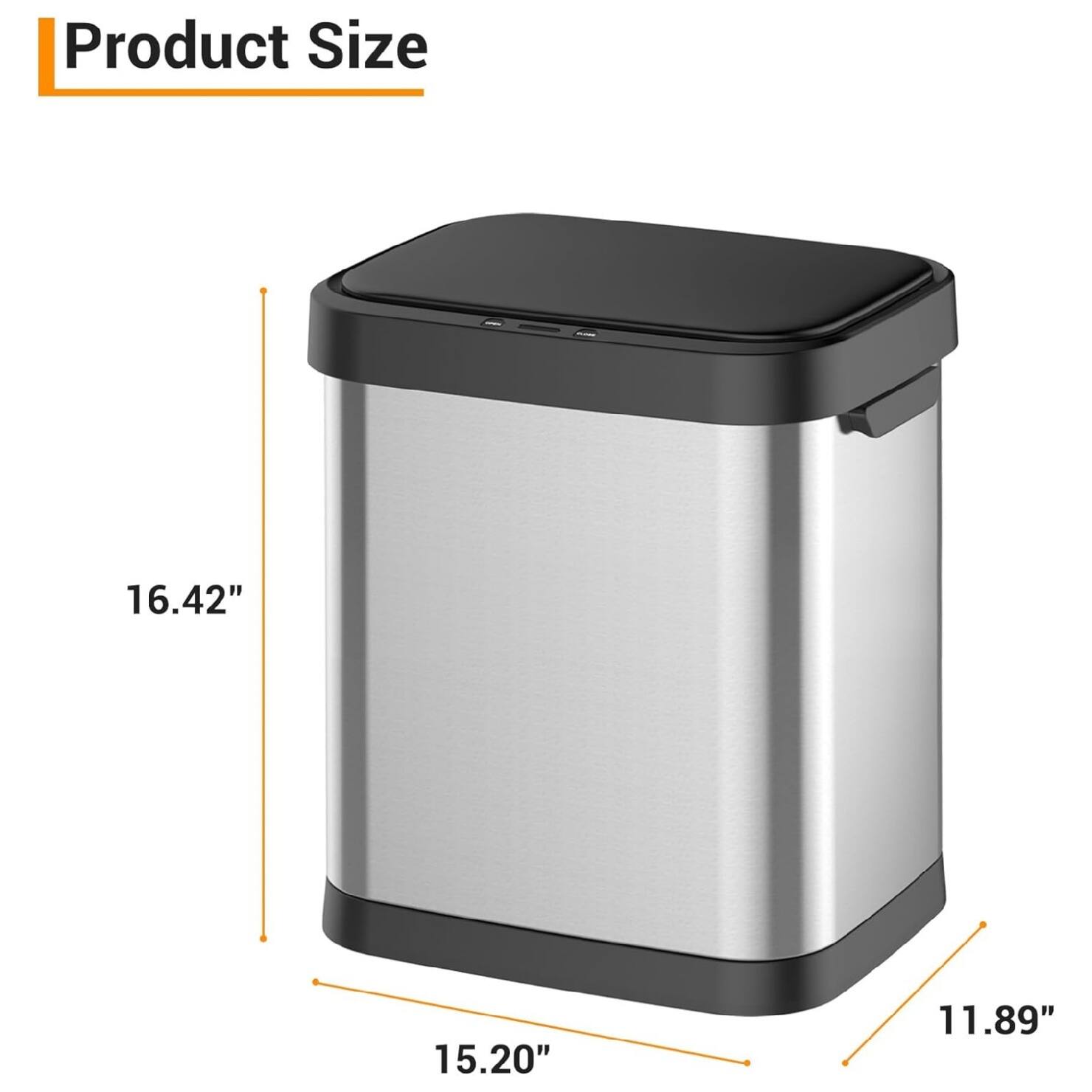 Product Size: 16.42" x 15.20" x 11.89"