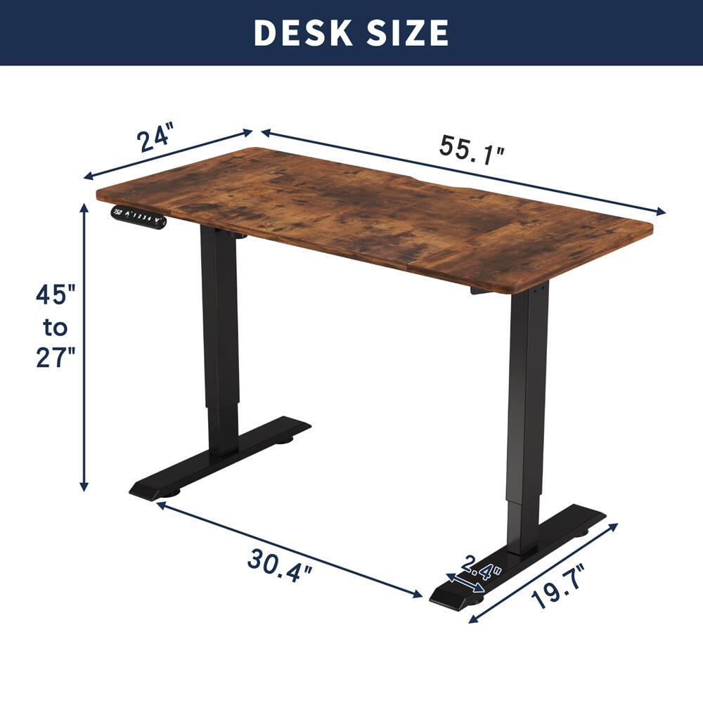 DESK SIZE

24"  
55.1"  
45" to 27"  
30.4"  
2.4"  
19.7"