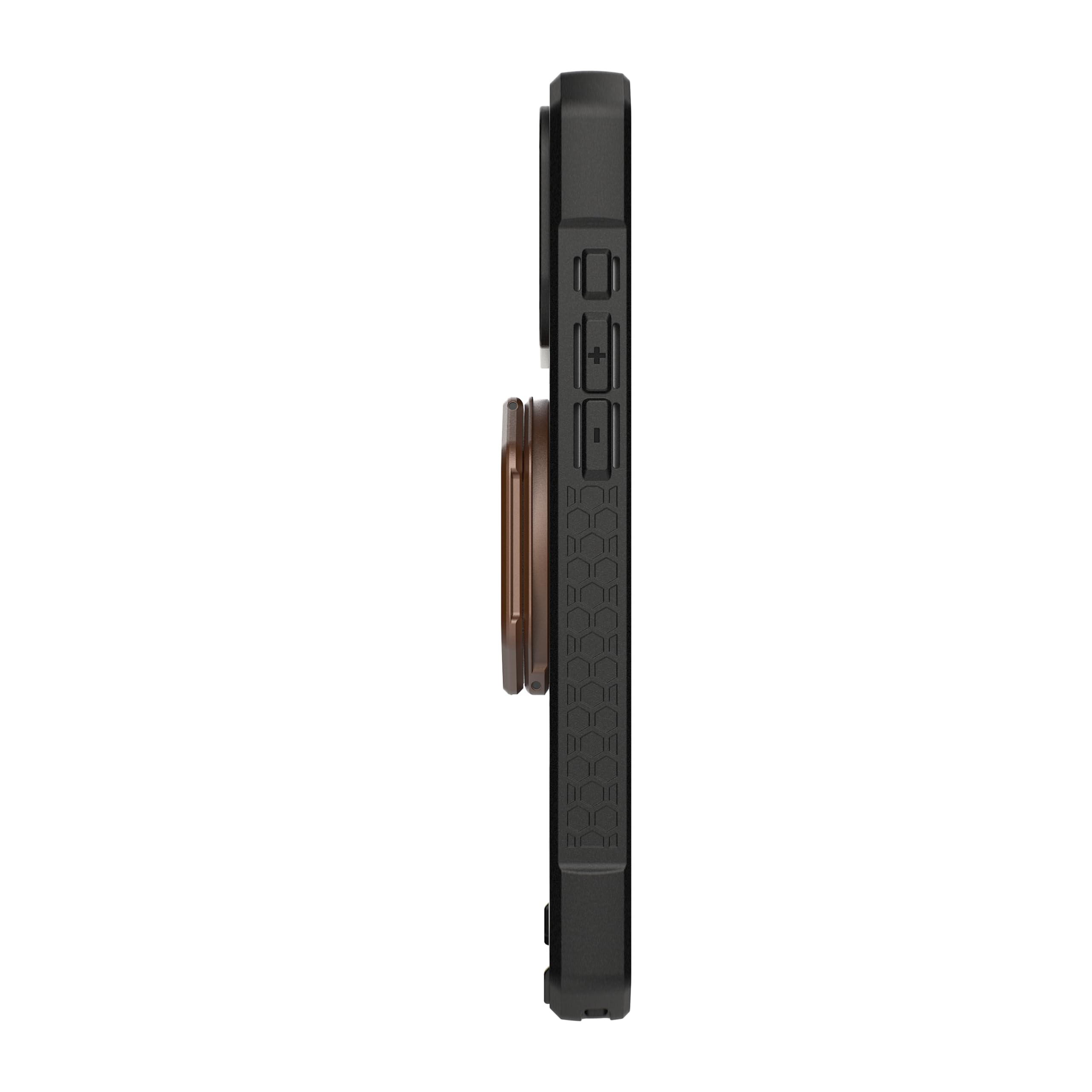 Alt View 8. UAG - Magnetic Ring Stand with Built-in Bottle Opener, Universal MagSafe Phone Grip & Stand - Aged Bronze.