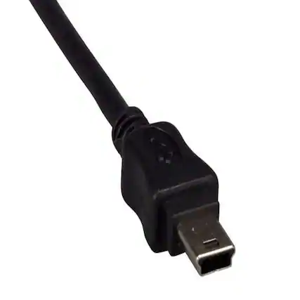 Front. Sanoxy - Sanoxy 3ft USB2.0 A Male to Mini-B 5-pin Male Cable - Black.