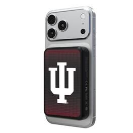 Keyscaper - Indiana Hoosiers Wireless Magnetic Power Bank - Black