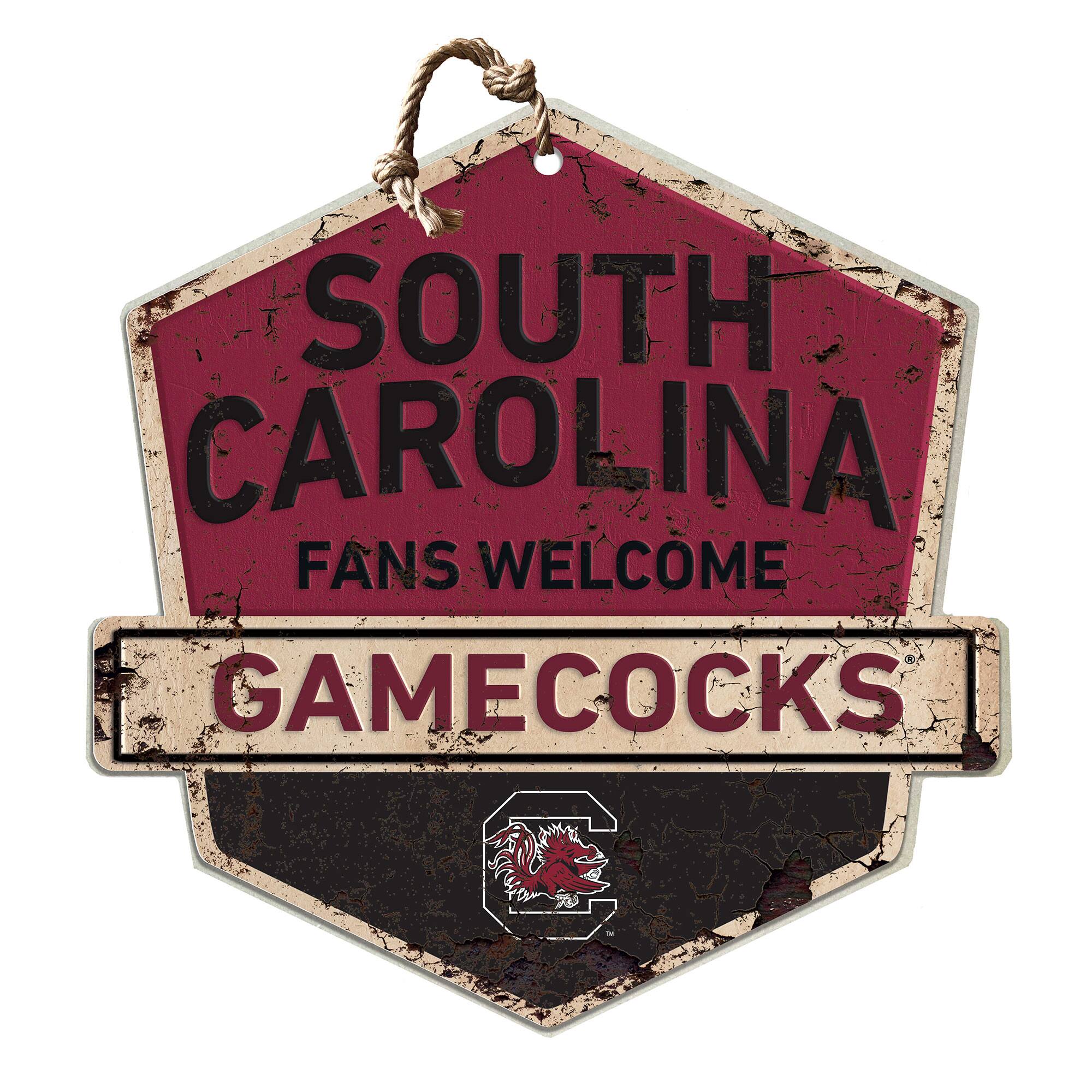 South Carolina Gamecocks Fans Welcome Sign