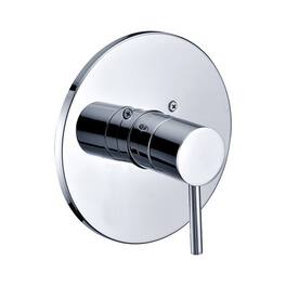 Alfi - Polished Chrome Pressure Balanced Round Shower Mixer - Silver
